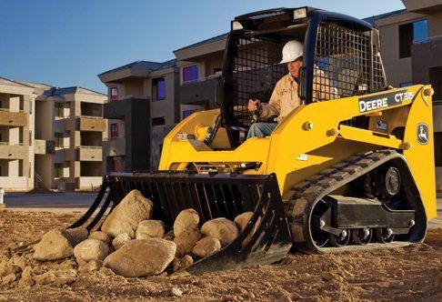 operator using john deere ct315