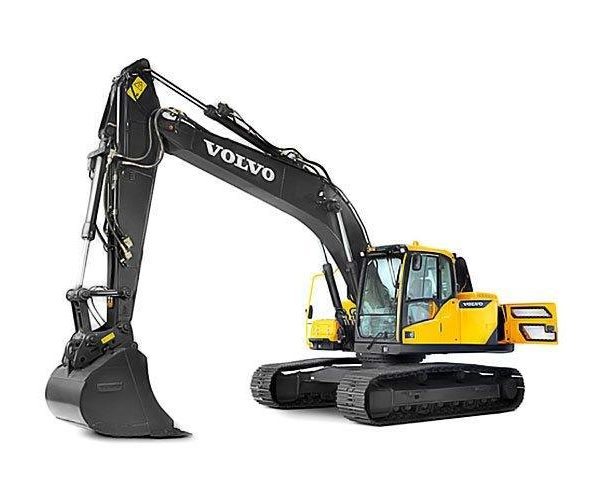 image of volvo ec220 rental equipment