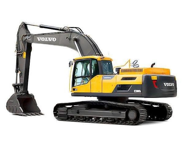 image of volvo ec250 rental equipment