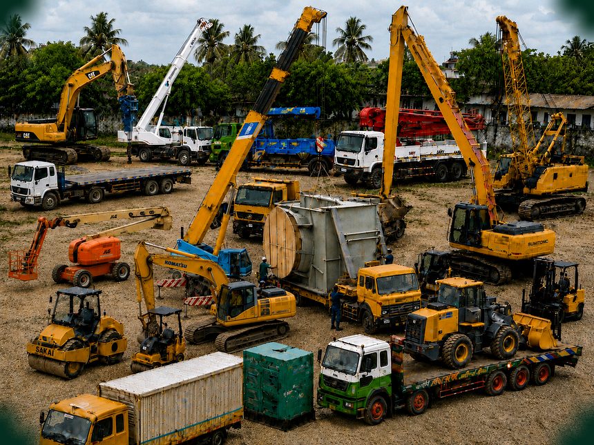 RentCTG BD — চট্টগ্রামে হেভী ইকুইপমেন্ট বহর — এক্সকাভেটর, মোবাইল ক্রেন, ডাম্প ট্রাক, পেলোডার, ব্যাকহো, রোলার, জেনারেটর সহ ৫০+ মেশিন